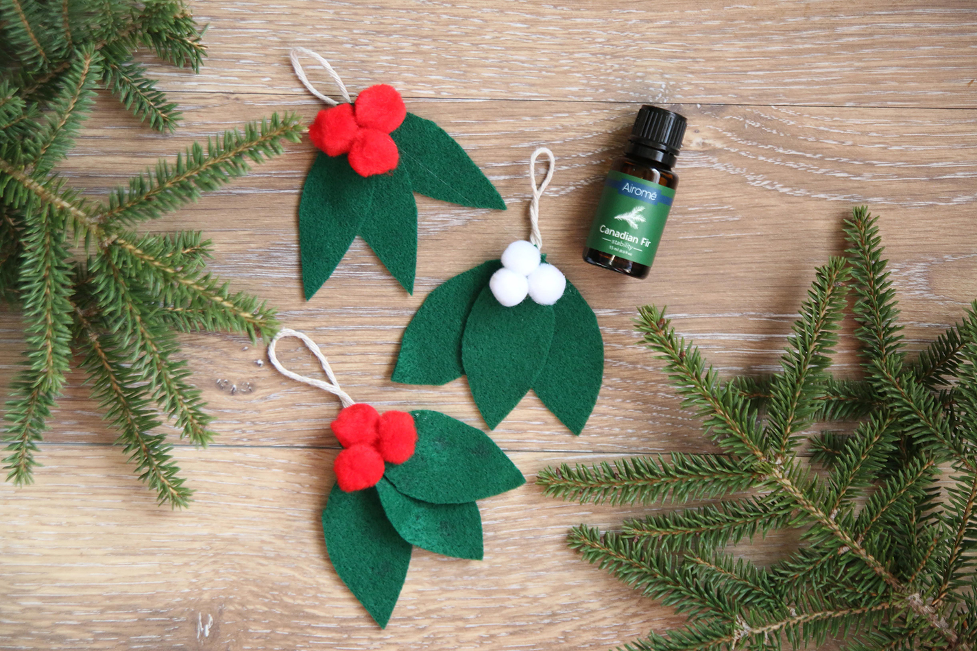 Homemade Diffuser Christmas Ornament