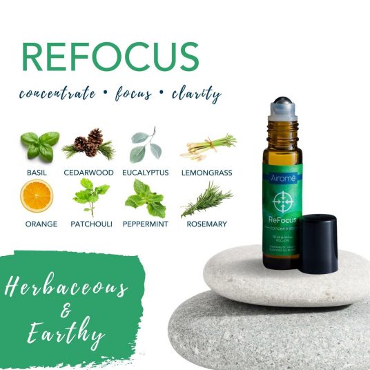 Roll-On Essential Oil Refocus Blend Roll-On