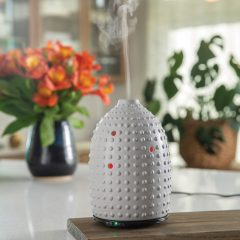 Gray Hobnail Medium Ultra Sonic Diffuser