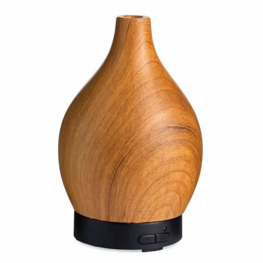 Woodgrain Vase Ultra Sonic Essential Oil Diffuser