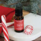 PEPPERMINT VANILLA SWIRL: Melt the winter blues away with this cool and crisp fragrance oil. Sparkling peppermint swirls mingle with creamy, sweet vanilla reminding you of winter's finest treats. This is a delightful fragrance oil that is sure to put you in the mood for the holidays. TOP NOTES: Mint, Citrus MID NOTES: Berry, Peppermint BASE NOTES: Vanilla, White Musk