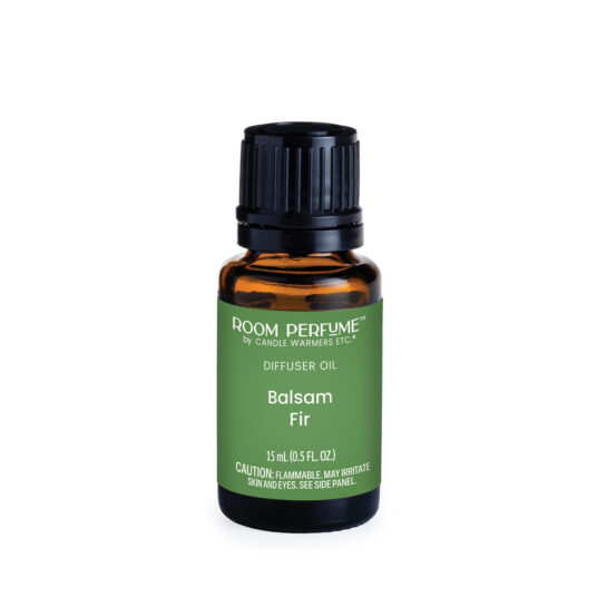 BALSAM FIR: Our Balsam Fir Room Perfume Diffuser Oil is a fresh and inviting scent that will remind you of outdoors during the holidays. Made with natural fragrance oils, it features invigorating green highlights, fir needle, sprinkle of spice, and leafy greens with a splash of fruit, earthy accents and gentle musk. TOP NOTES: Invigorating Green Highlights, Fir Needle, Sprinkle of Spice MID NOTES: Balsam Peru, Leafy Greens, Splash of Fruit, Earthy Accents BASE NOTES: Gentle Musk, Warm Woods, Caramelized Sugar, Soft Powder