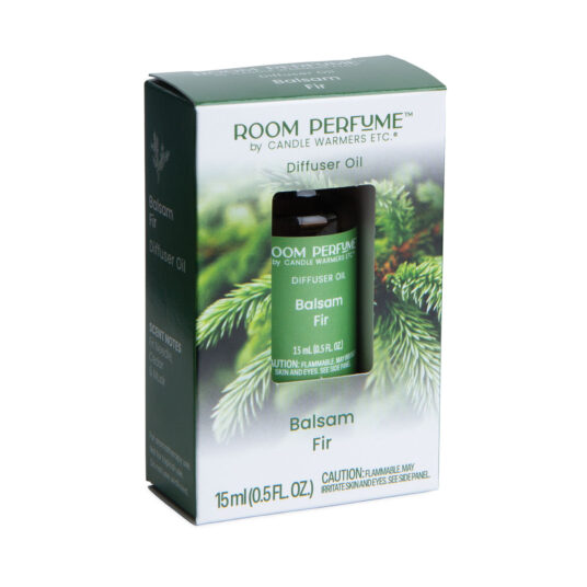 BALSAM FIR: Our Balsam Fir Room Perfume Diffuser Oil is a fresh and inviting scent that will remind you of outdoors during the holidays. Made with natural fragrance oils, it features invigorating green highlights, fir needle, sprinkle of spice, and leafy greens with a splash of fruit, earthy accents and gentle musk. TOP NOTES: Invigorating Green Highlights, Fir Needle, Sprinkle of Spice MID NOTES: Balsam Peru, Leafy Greens, Splash of Fruit, Earthy Accents BASE NOTES: Gentle Musk, Warm Woods, Caramelized Sugar, Soft Powder