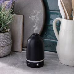 The Onyx Nebulizer Diffuser is the perfect combination of a high-end design and relentless functionality. The black matte onyx finish creates an elegant look for any room, while the multi-color LED light feature creates a relaxing or stimulating environment that promotes sleep and/or meditation.