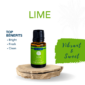 Lime essential oil has a vibrant and sweet aroma. Diffuse this bright and fresh oil for a boost of energy.