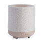 DESIGN: With its effortless neutral design, the Natural Linen Ultrasonic Diffuser makes an elegant addition to any contemporary home. Enjoy the aromatic advantages of essential oils with a diffuser that perfectly matches your minimalist style and decor. Wrapped in real, high quality linen, this diffuser provides a luxury look and feel that compliments any surrounding decor.
USE: 120 mL capacity allows for 4-8 hours of runtime. It has 2 mist modes, continuous or intermittent. Diffuses through a side, directional slot so you can point it towards your face or any direction you want the mist directed.
INCLUDES: BPA-Free Plastic sleeve, Plastic base, 5 ft cord, Water vessel. Overall Dims: 4.4