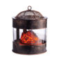 The Fire Pit Wax Warmer brings the cozy ambiance of a crackling fire into your home. The design mimics a rustic fire pit, featuring a mesh lid and the comforting glow of smoldering embers. Enjoy the essence of the outdoors year-round while filling your space with your favorite scents.